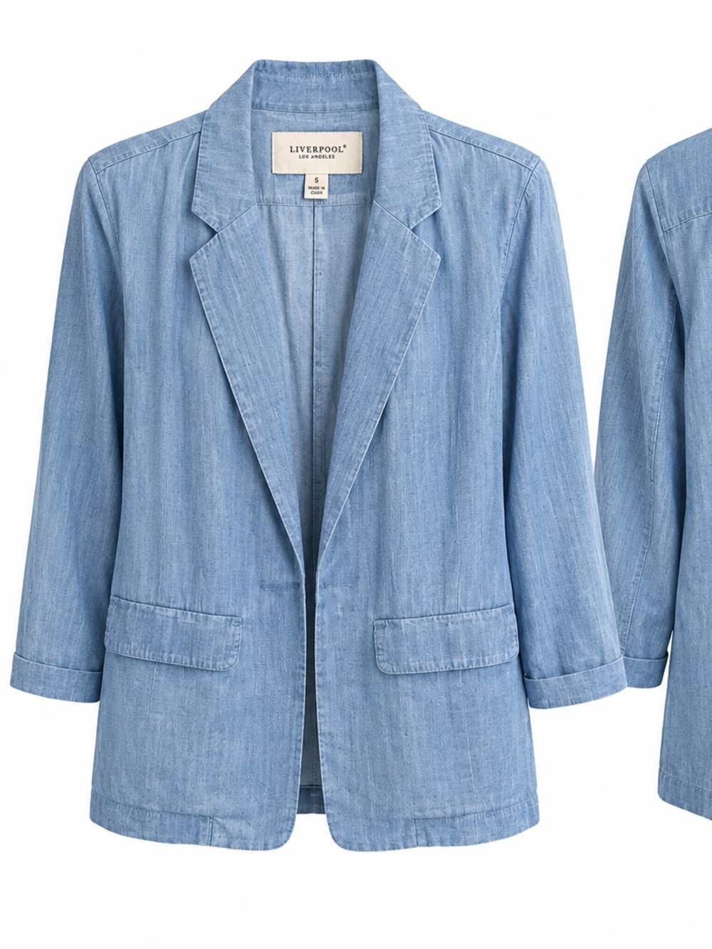 Liverpool Light Blue Denim Blazer Jacket